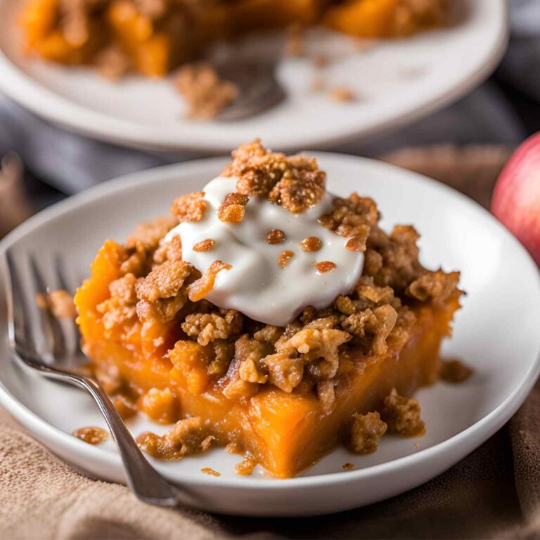 Sweet Potato Apple Crisp (Instant Pot)